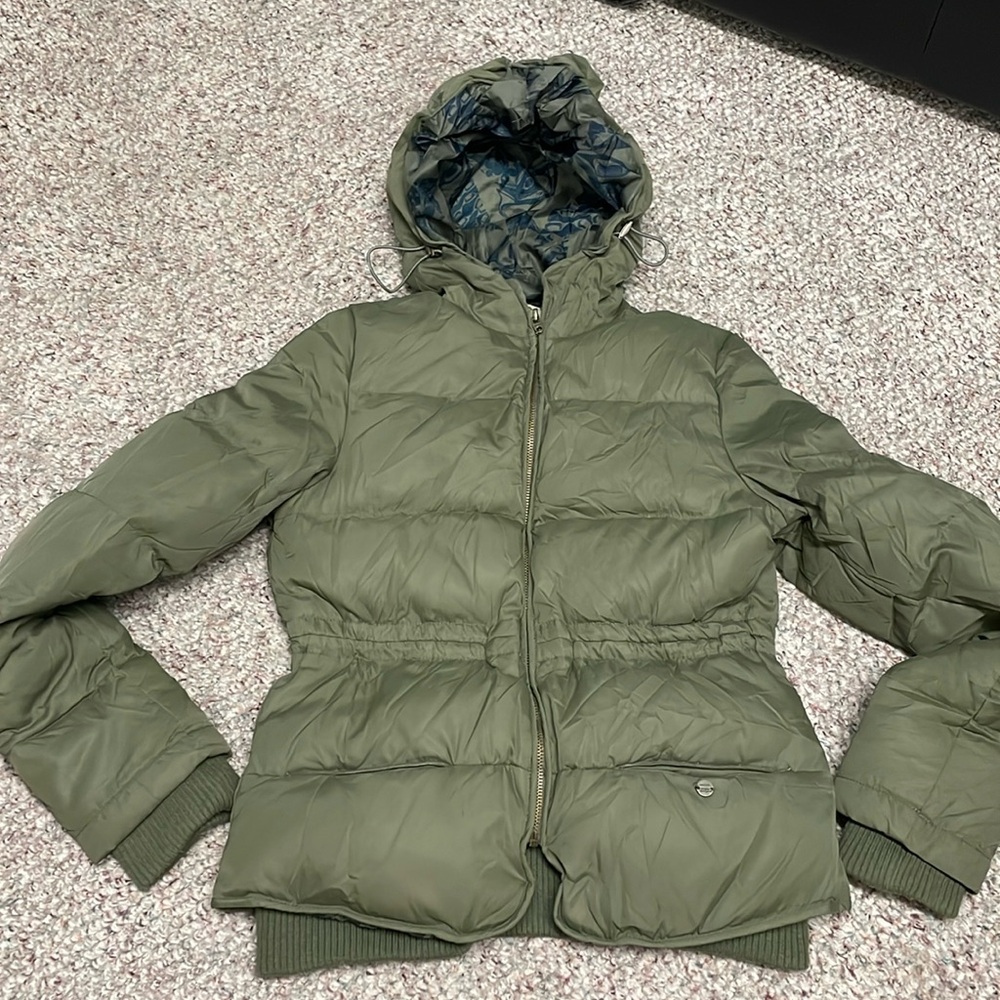Diesel down filled hooded puffer Parka